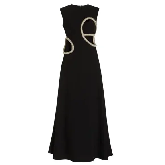 SIMKHAI GIADA CUT OUT MAXI DRESS SIZE 6 NEW - Picture 8 of 13